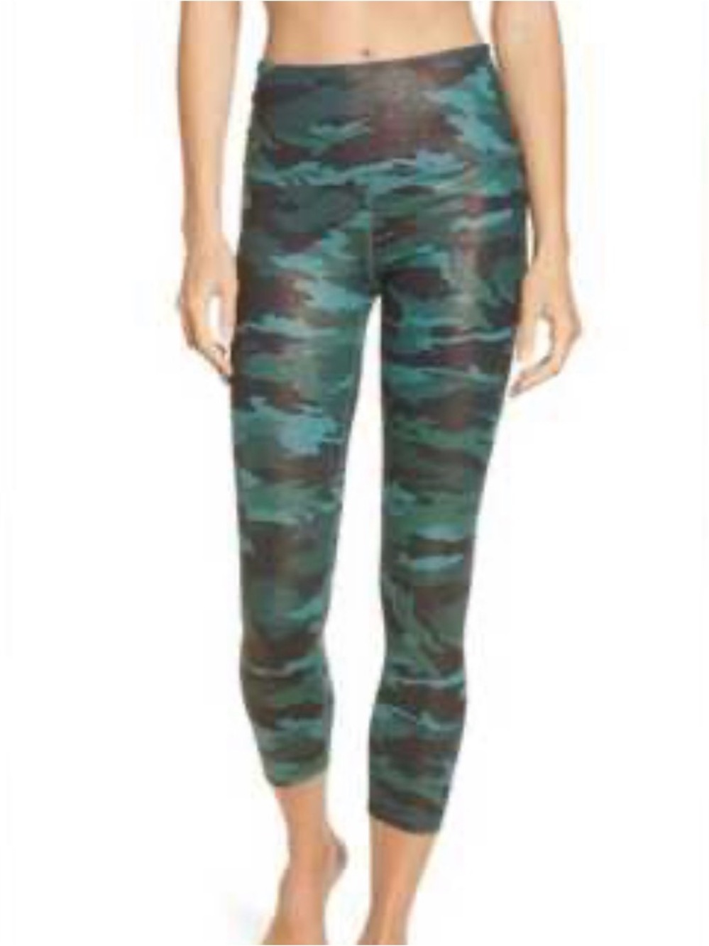 Beyond Yoga Lux High Waisted Midi Legging in Camo size Small
